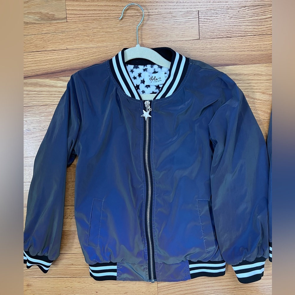 Lola + The Boys Girls Bomber Jacket